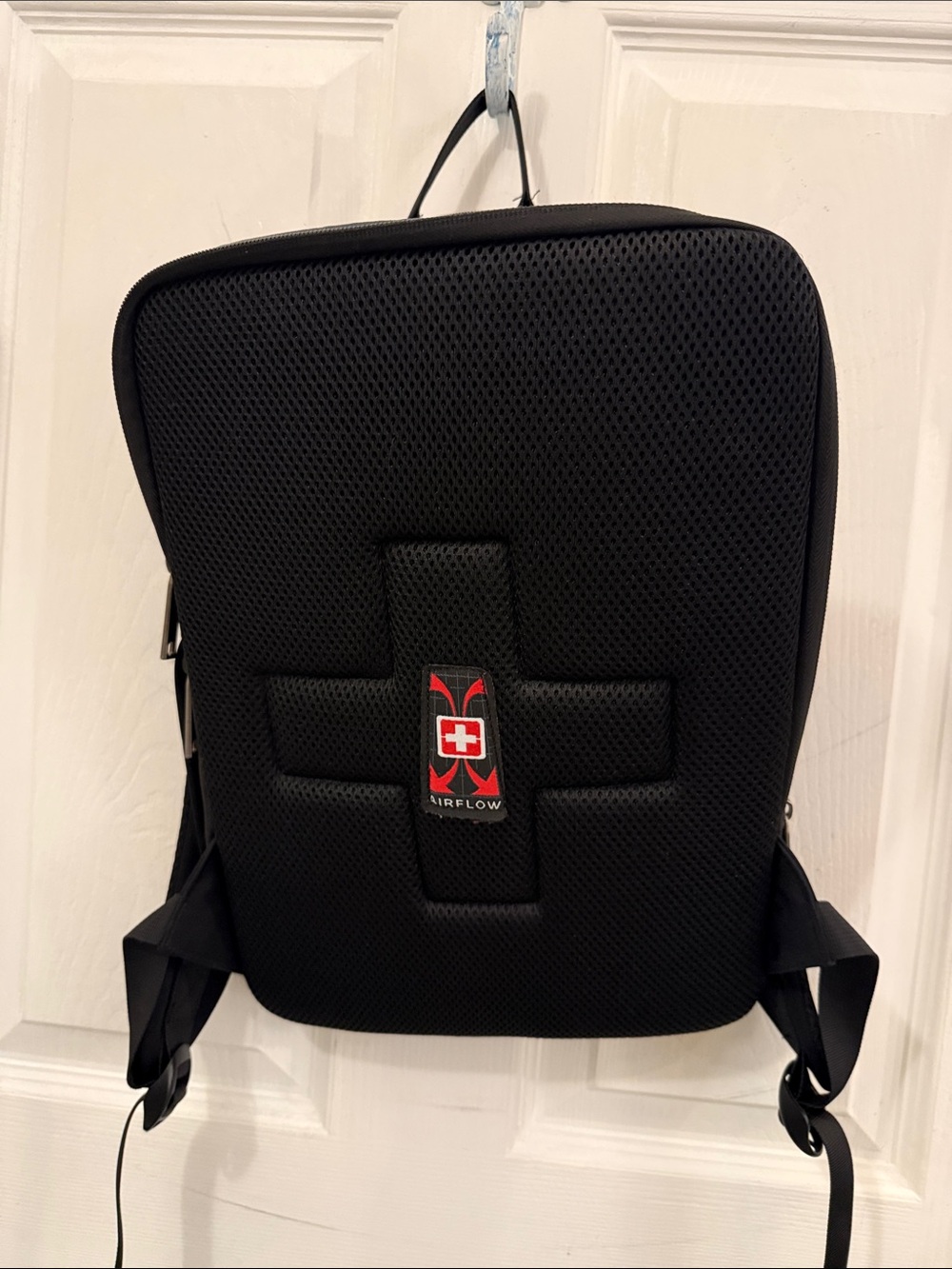 SwissGear Airflow Black Laptop Backpack Padded Travel School Work Bag